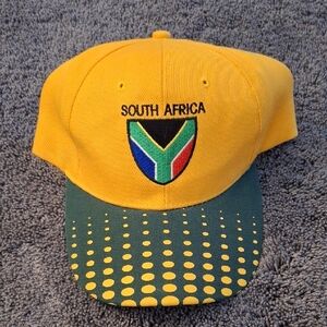 South Africa Yellow and Green Baseball Cap